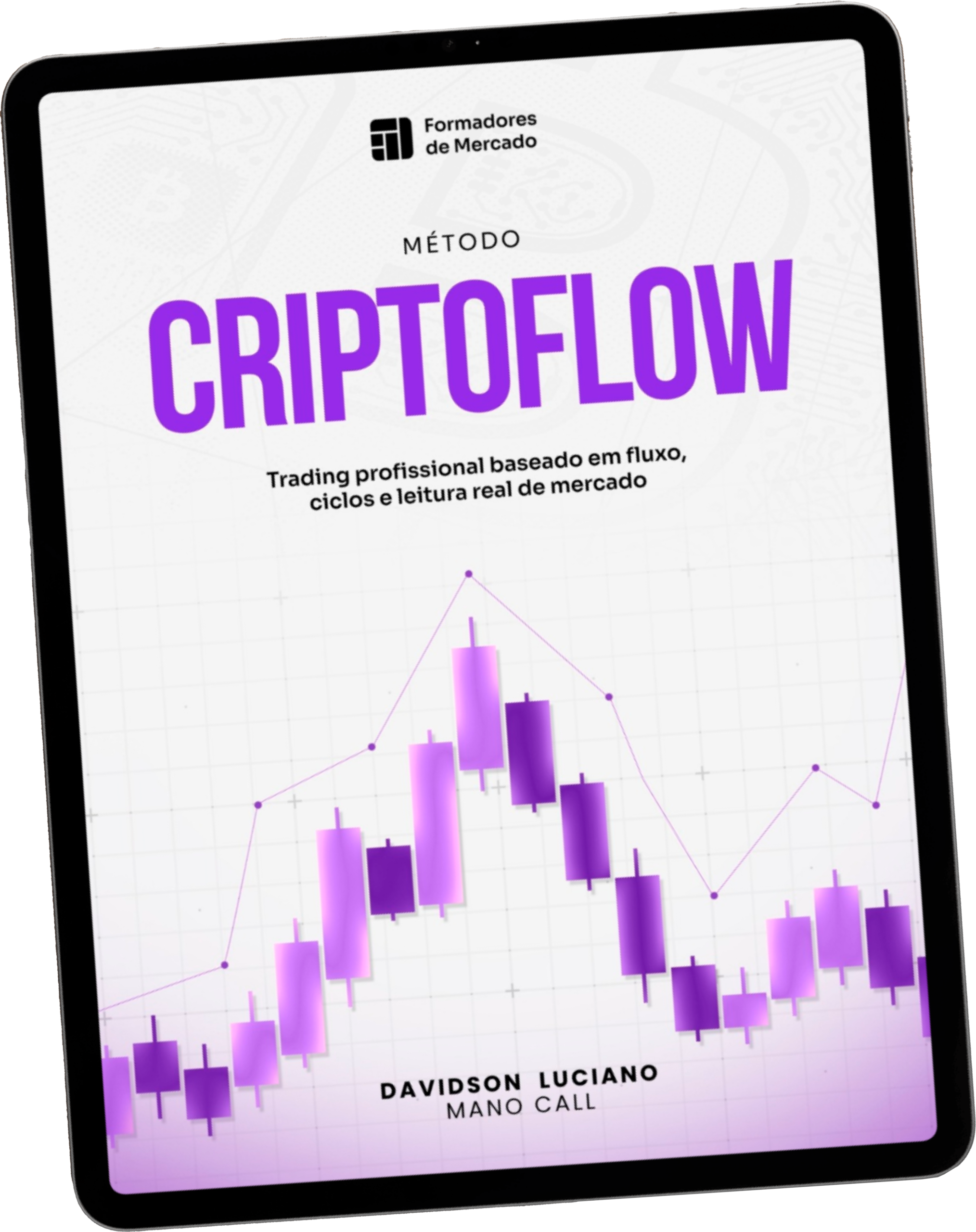 Método CriptoFlow no tablet